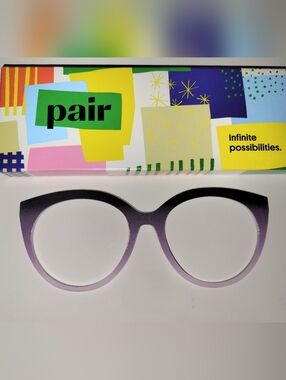 Pair Eyewear Brand Zuri Style Magnetic Topper "The Sugar Plum Gradient"